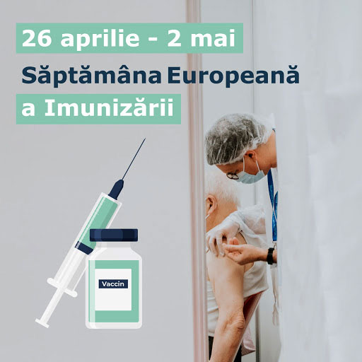 Read more about the article Săptămâna Europeană a Imunizărilor 26 aprilie – 2 mai 2021