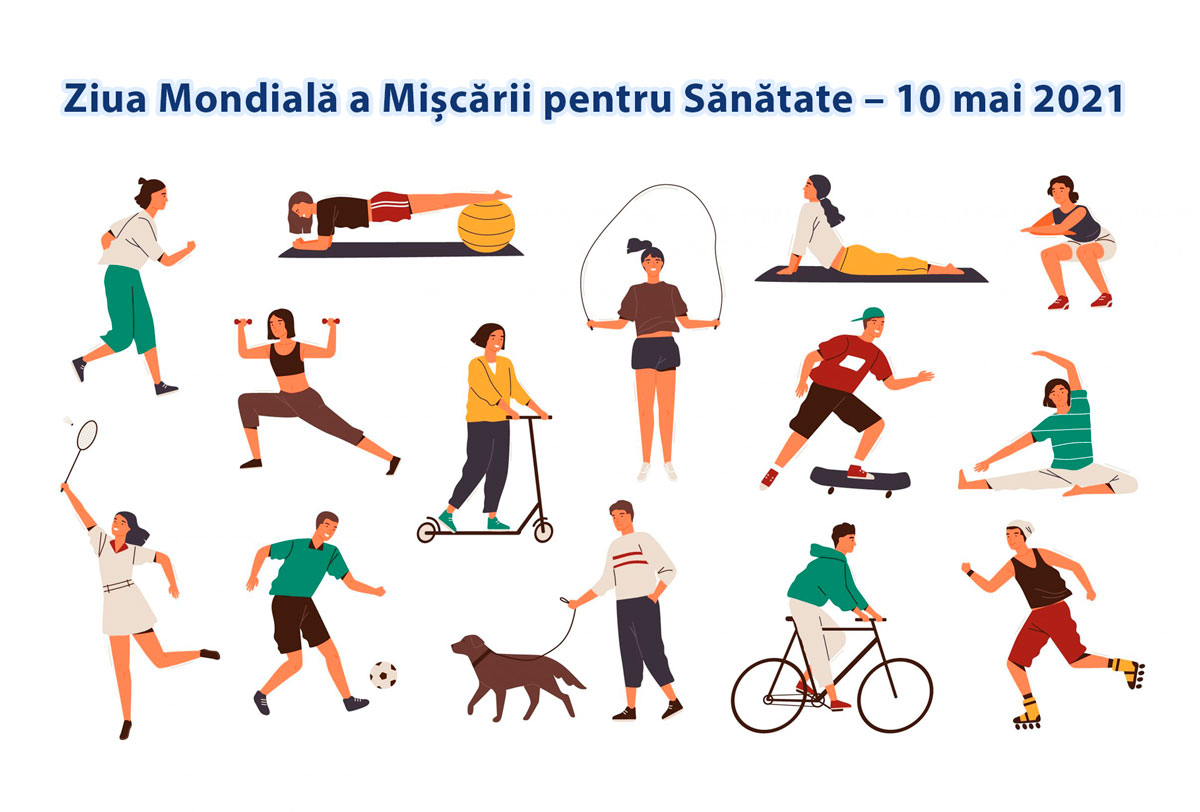Read more about the article Ziua Mondială a Mișcării pentru Sănătate – 10 mai 2021