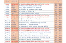 Amplasarea punctului mobil în autobuz pentru vaccinarea antiCOVID-19: pe perioada 01 august 2021 – 31 august 2021