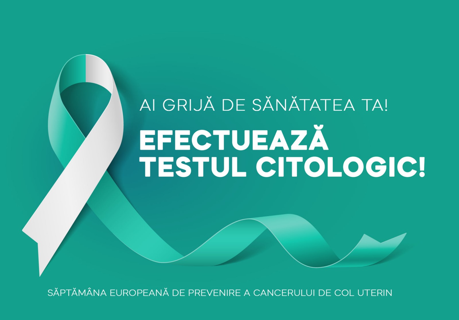 Read more about the article Săptămâna europeană de prevenire a cancerului de col uterin: „Vaccinează-te împotriva HPV! Protejează-ți viitorul!”