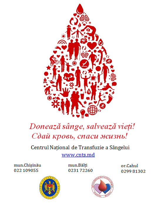 Read more about the article Ziua Mondială a Donatorului de Sînge 14 iunie 2023